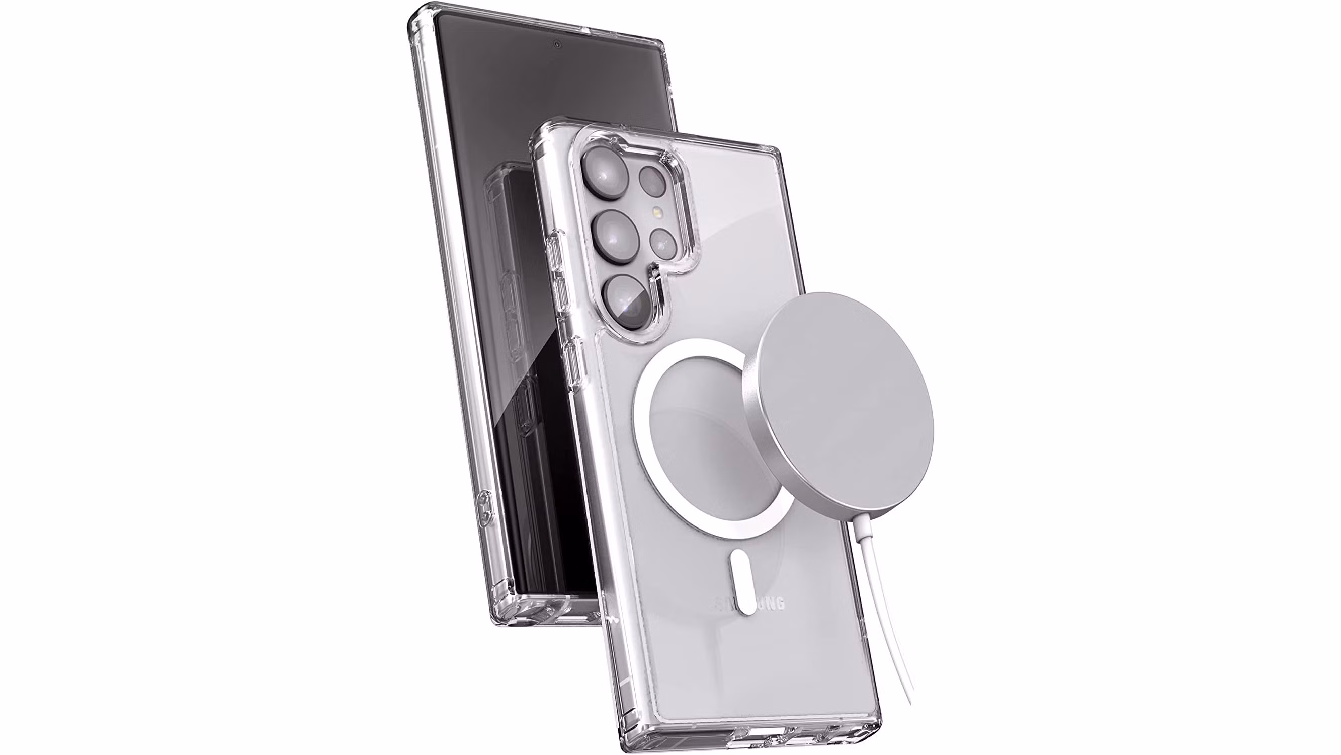 Накладка для Samsung S23 Ultra Clear Case MagSafe ECO