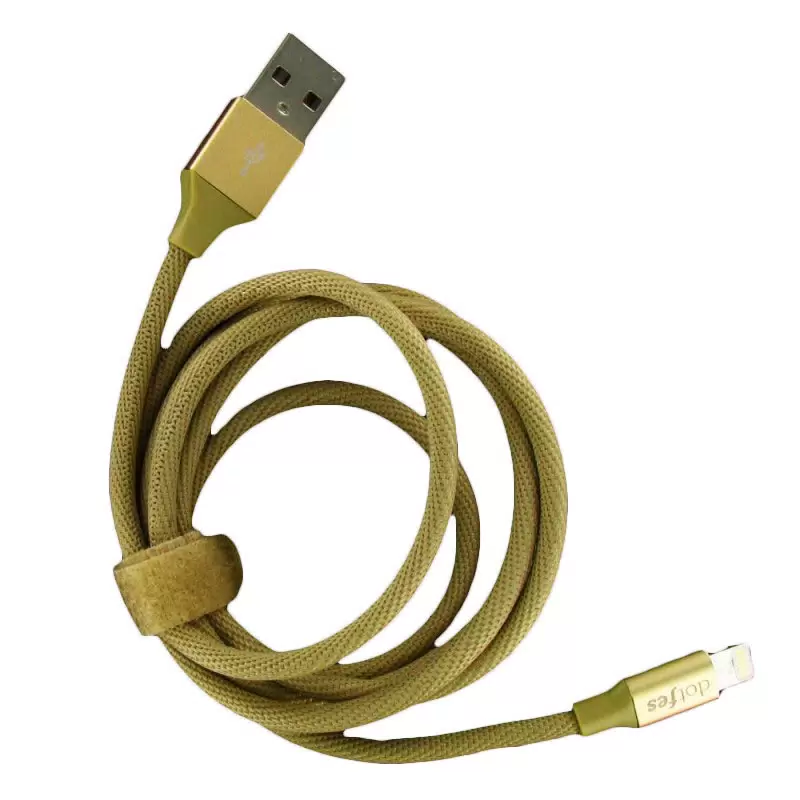 Кабель USB Lightning 8pin dotfes A01 Lightning 1m (Красный)