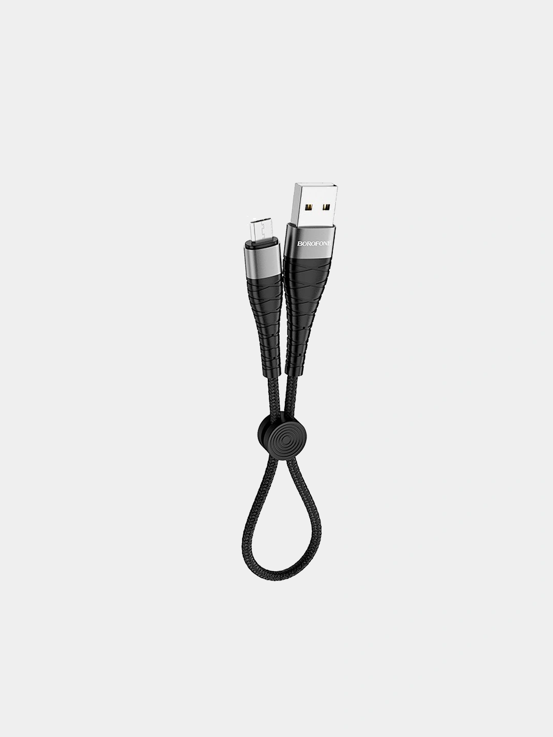 Кабель USB micro BOROFONE BX32 Munificent 0.25m (Черный)