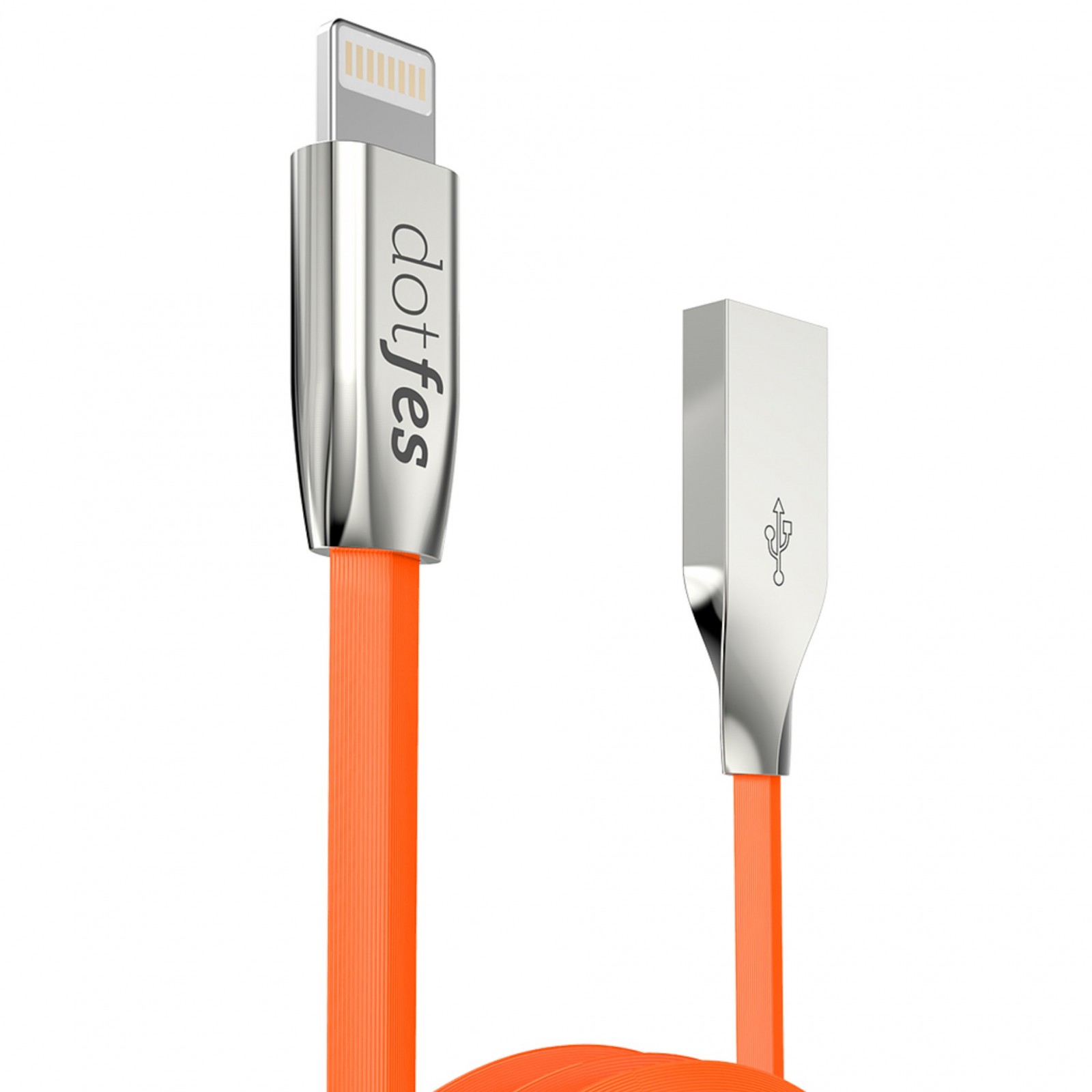 Кабель USB micro dotfes A04M (1m) orange