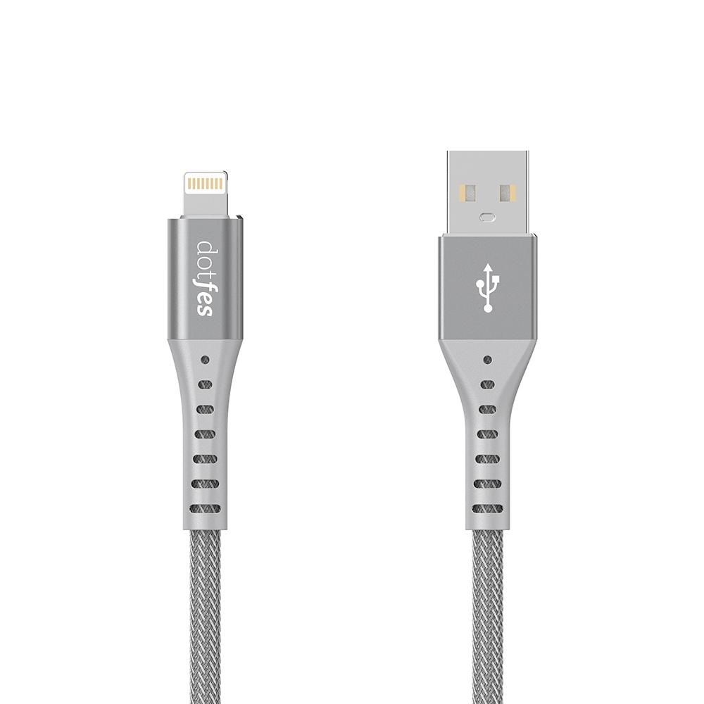 Кабель USB micro Dotfes A08M Durable Nylon Braided (1m) (Черный)