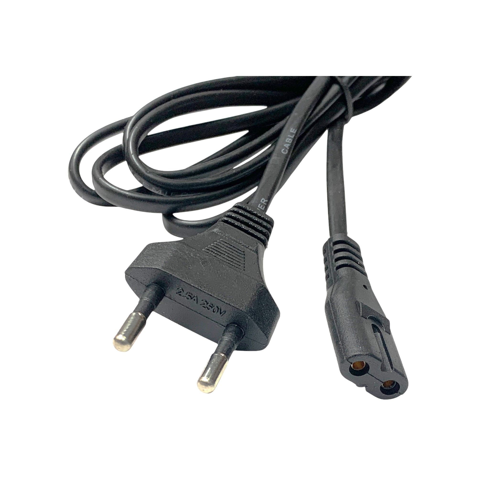 Кабель питания 2pin для быт аппаратуры (Техпак)