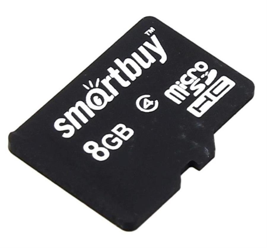 Карта памяти MicroSD 8Gb SmartBuy Class 4