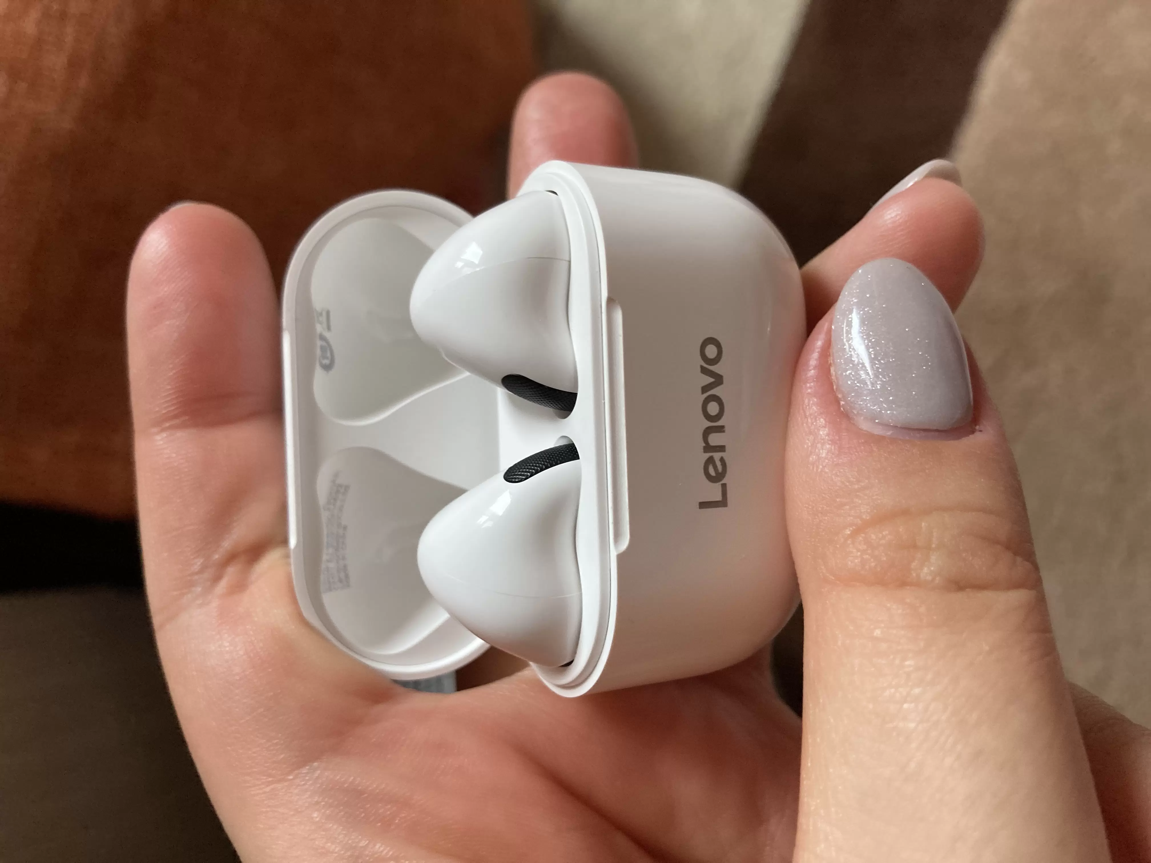 Наушники Bluetooth Lenovo LivePods LP40 (Белый)