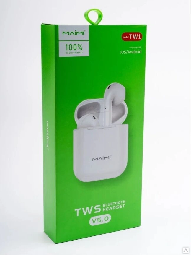 Наушники Bluetooth TWS MAIMI TW1 (Белый)