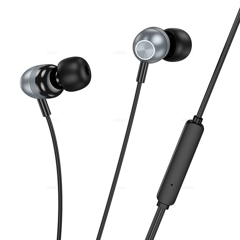 Наушники BOROFONE BM95 Metal with mic (Чёрный)