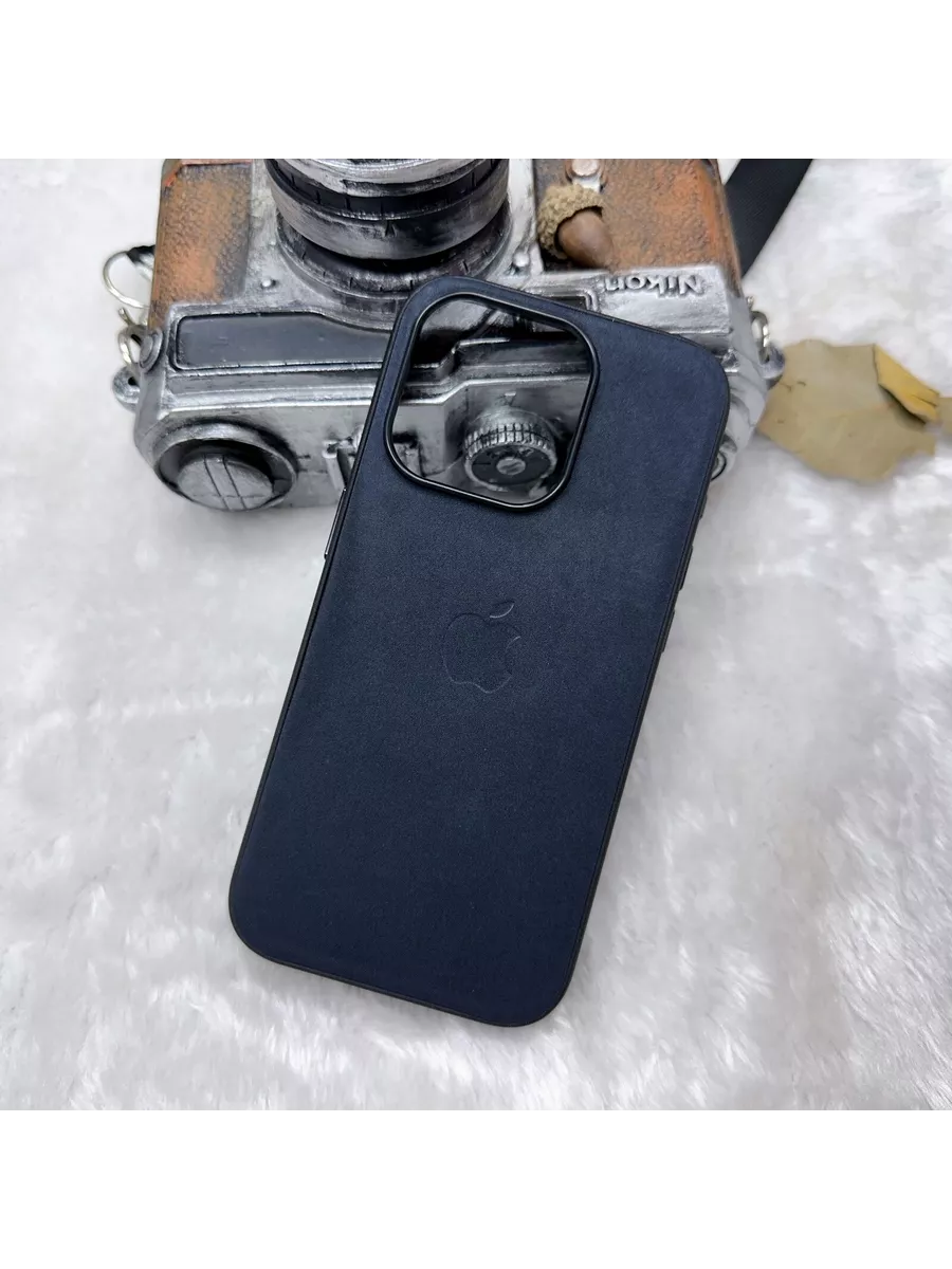 Накладка для iPhone 15 Pro Max MagSafe FineWoven Case (Black)