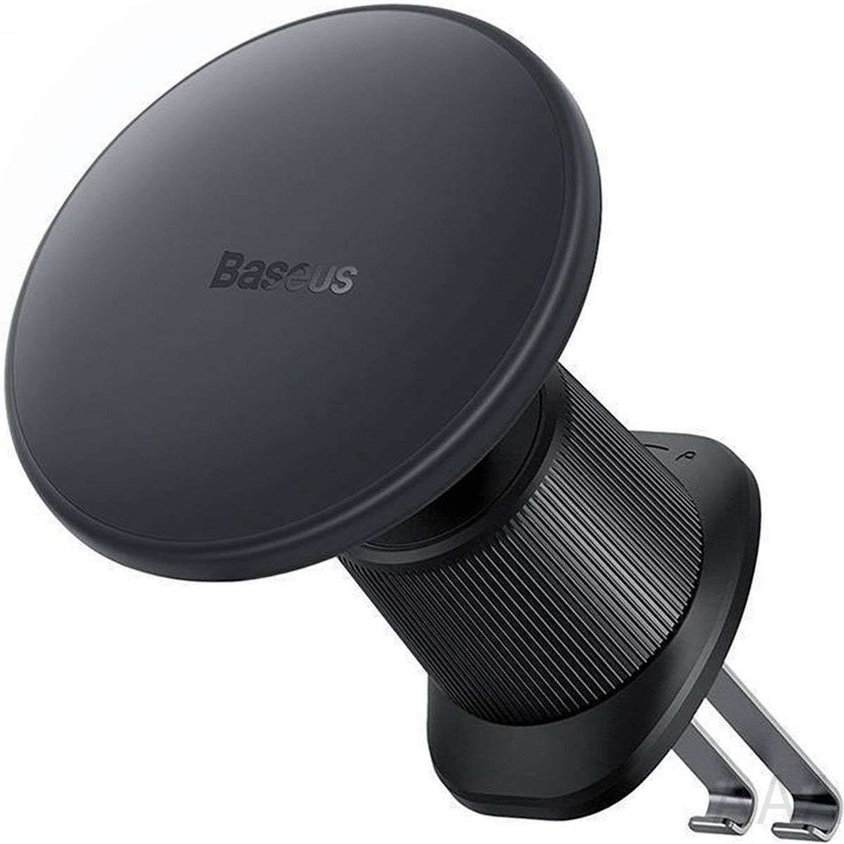 Автодержатель воздуховод/magsafe + беспроводная зарядка 15W BASEUS C40141001111-00 (Черный)