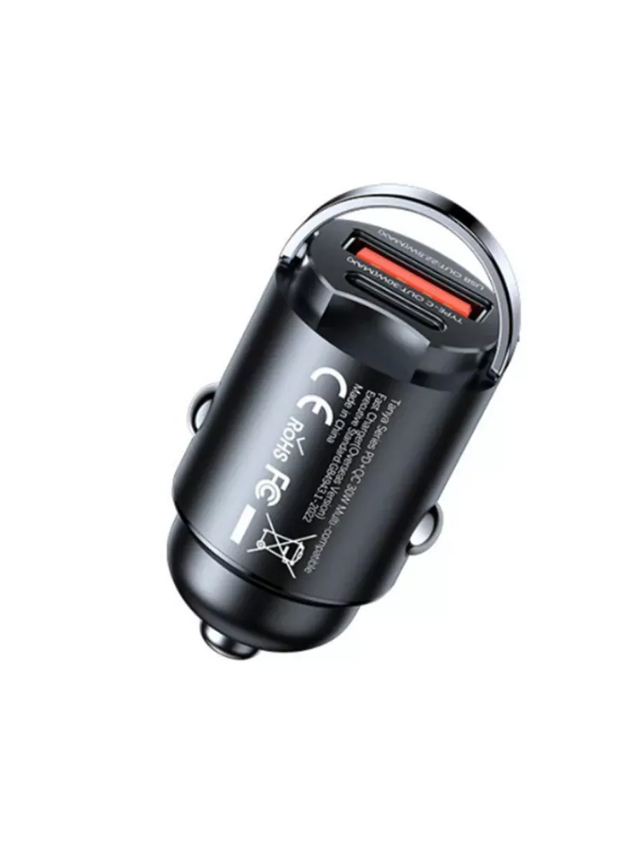АЗУ USB C+A REMAX RCC359 PD+QC 30W (Черный)