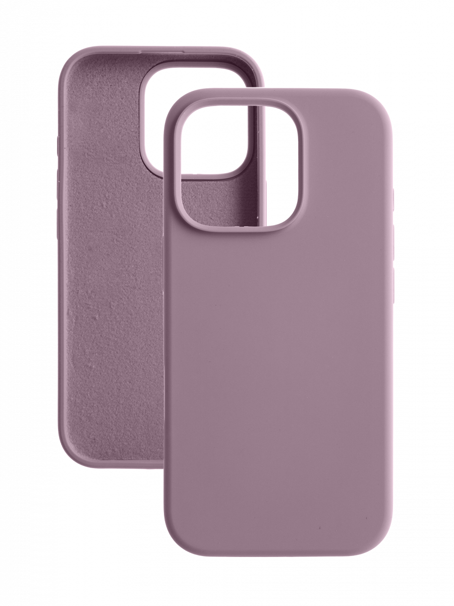 Накладка для iPhone 16 Pro Silicone Case (лавандовый)