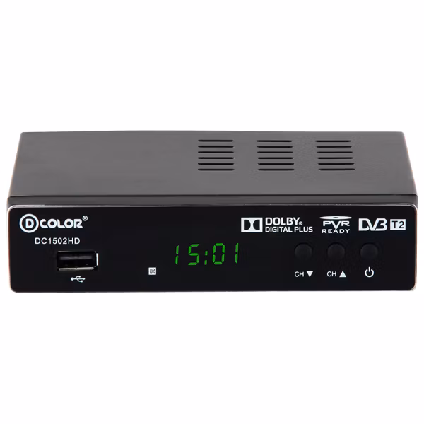 D-Color DC1502HD (Вариант 3) DVB-T2 приставки ic