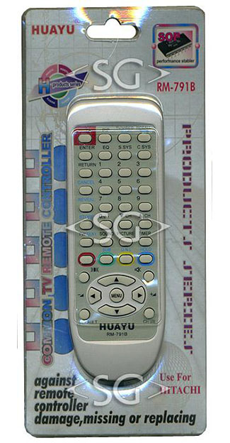 HITACHI RM-791B universal - (корпус типа CLE-964) TV
