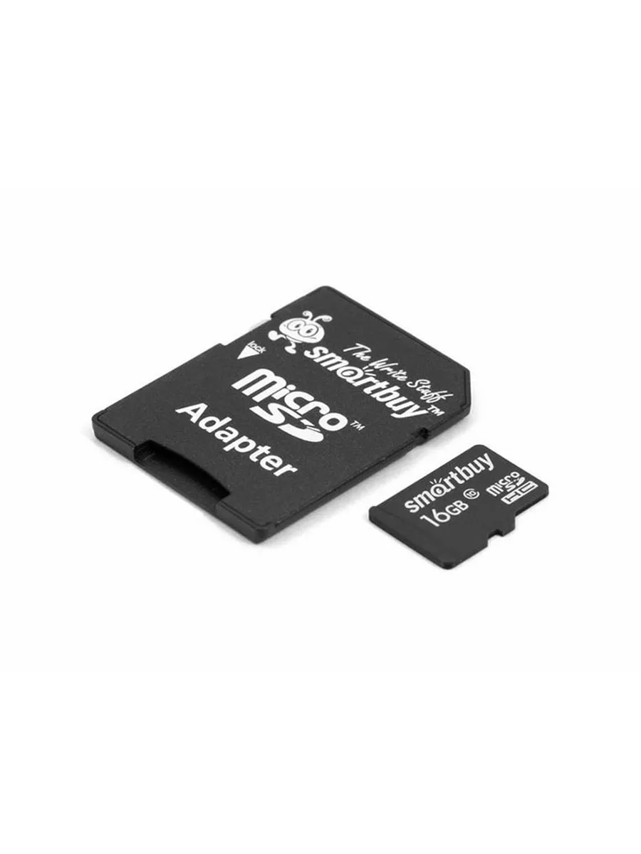 MicroSD 16Gb Smart Buy Class 10 (SD адаптер)