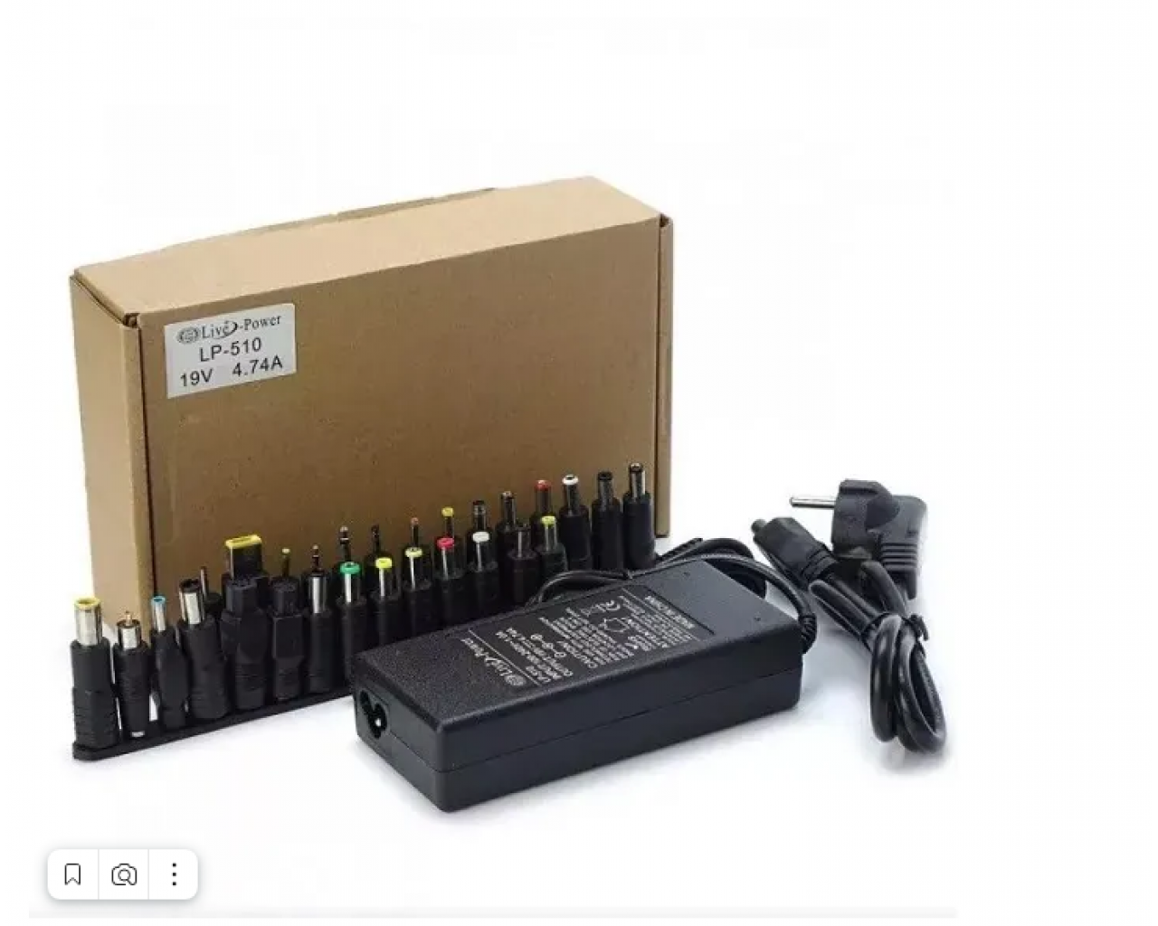 Б/п для ноутбуков LP510 19V 4.74A 5.5*2.5 28 connectors