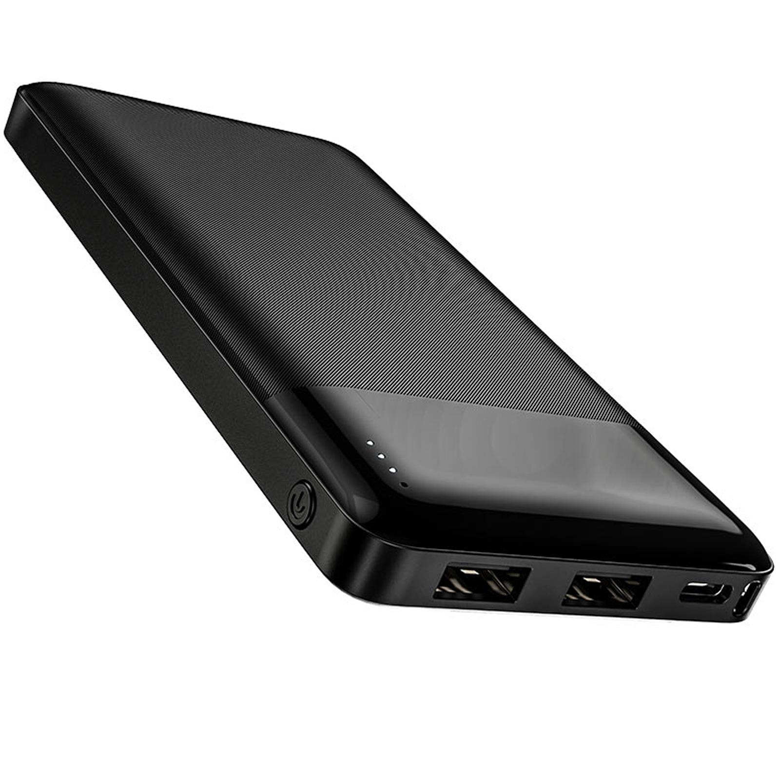 Внешний АКБ (Power Bank) 10000mAh 2xUSB 2,4A Dotfes D03 Aluminium Alloy AutoMax