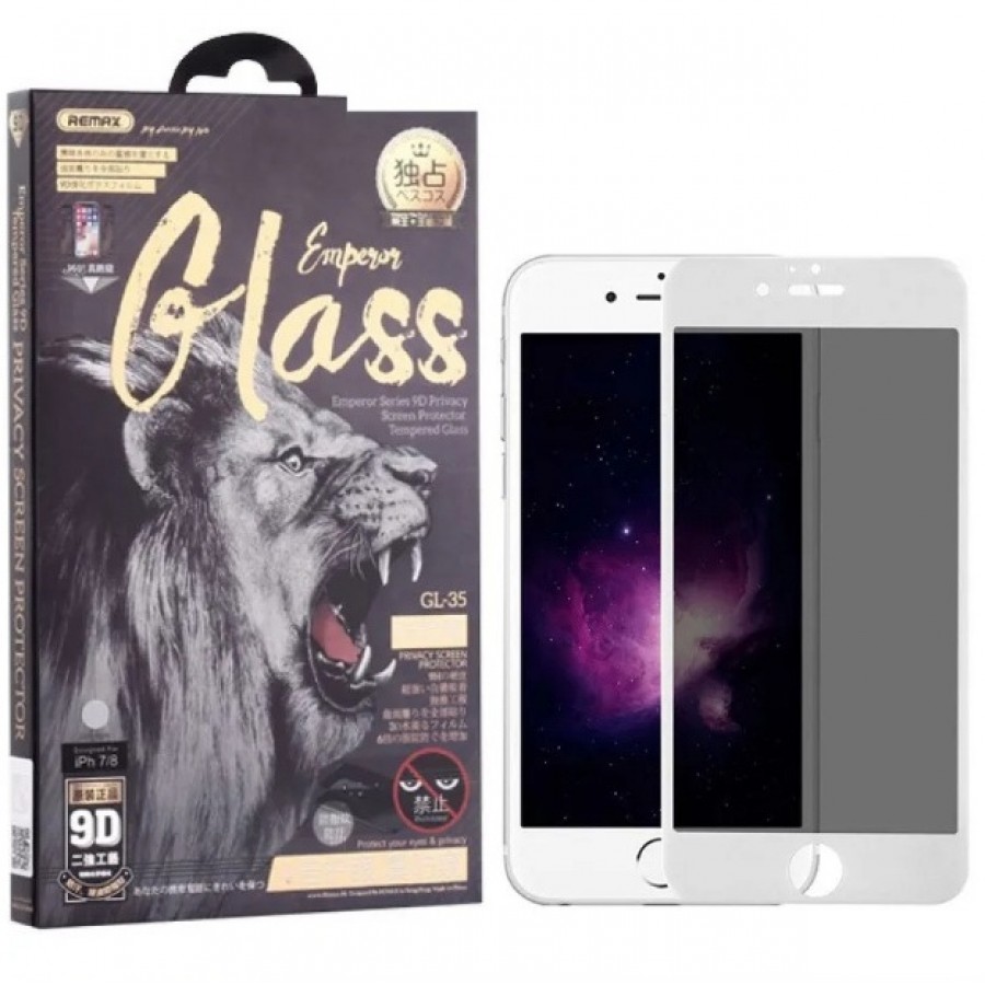 Защитное стекло 3D Apple iPhone 7/8 Remax Empreror GL-35 (Белый)