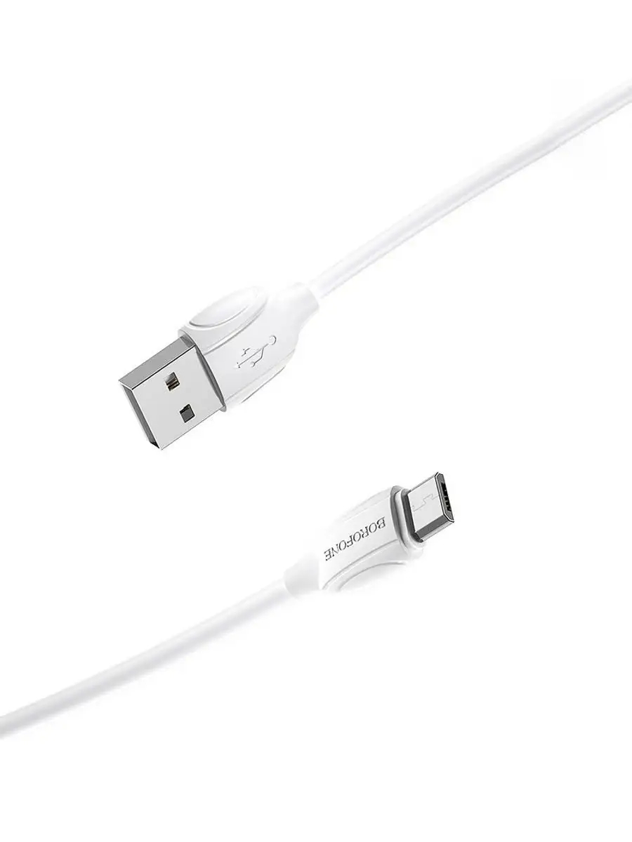 Кабель USB A-M micro BOROFONE BX19 (Белый)