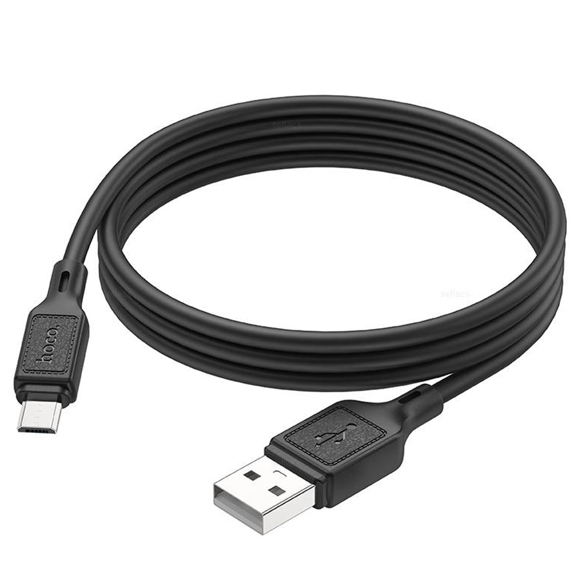 Кабель USB A-M micro HOCO X90 Silicone (Черный)