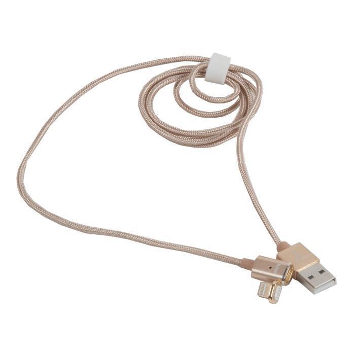 Кабель USB A-L HOCO U16i Magnetic adsorption (Золото)