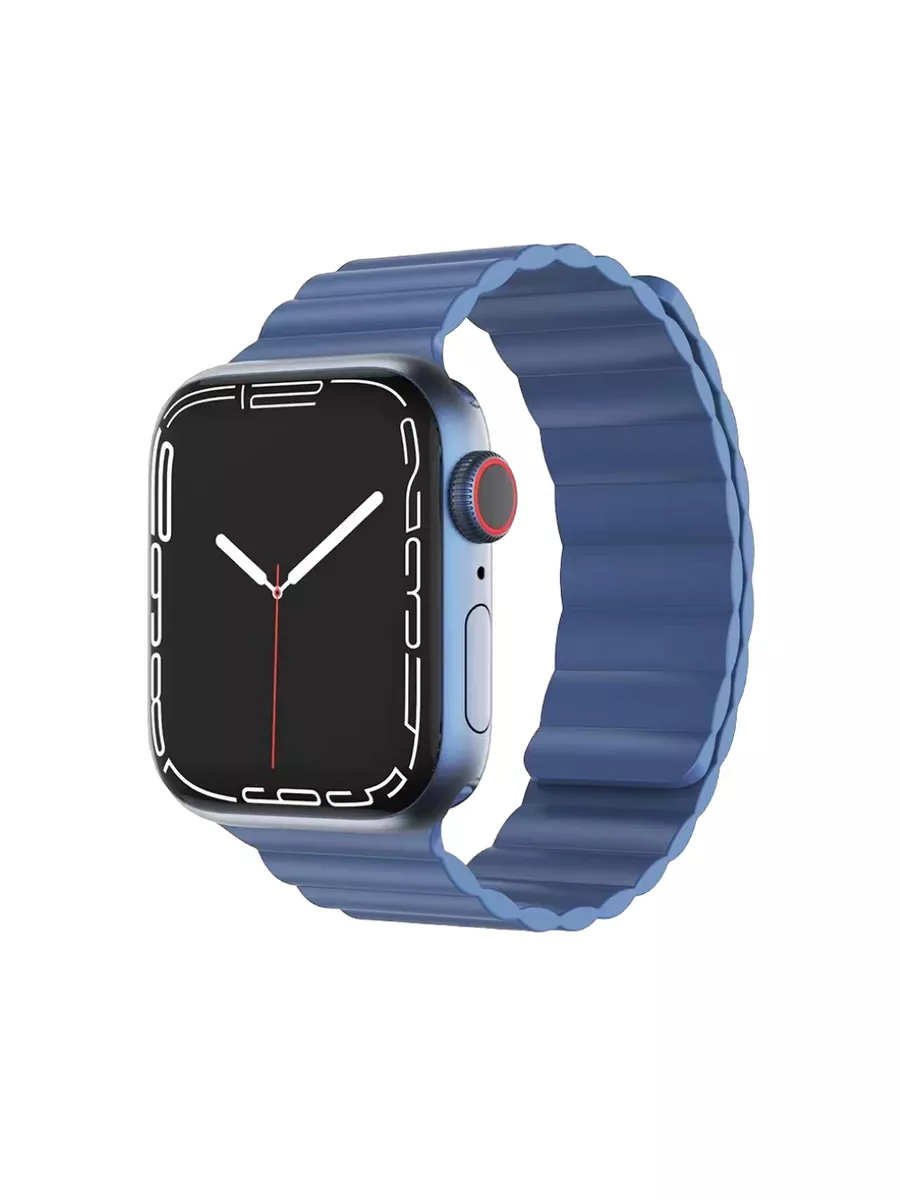 Ремешок Apple Watch 42/44/45/49mm MUTURAL "Silicone (Blue)