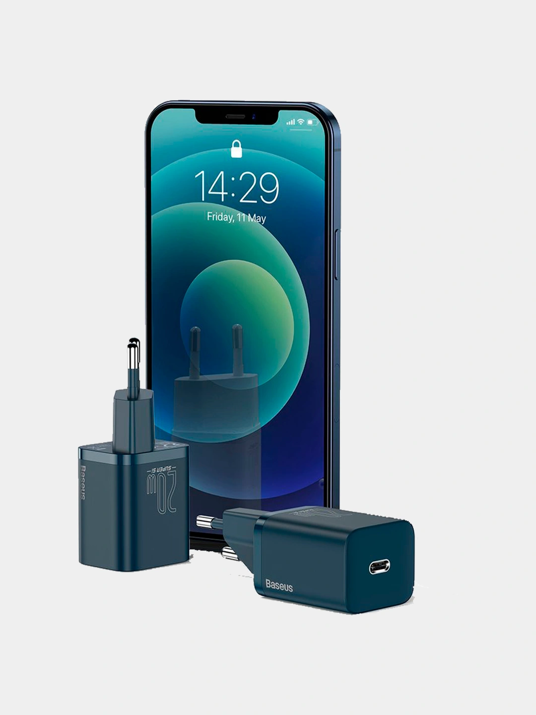 СЗУ (блок) USB-C Baseus Super Si CCSUP-B03 20W (Белый)