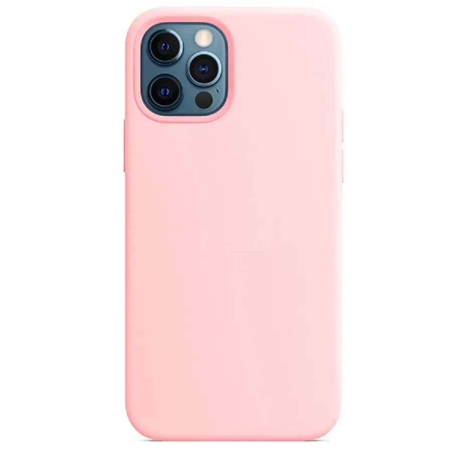Накладка для iPhone 13 Pro Silicone Case PREMIUM MagSafe (Розовый)