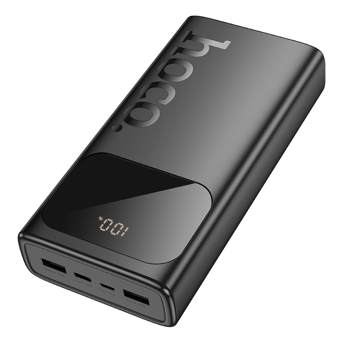 Внешний АКБ (Power Bank) 30000mAh 10.5W HOCO J144A /LCD/ (Черный)