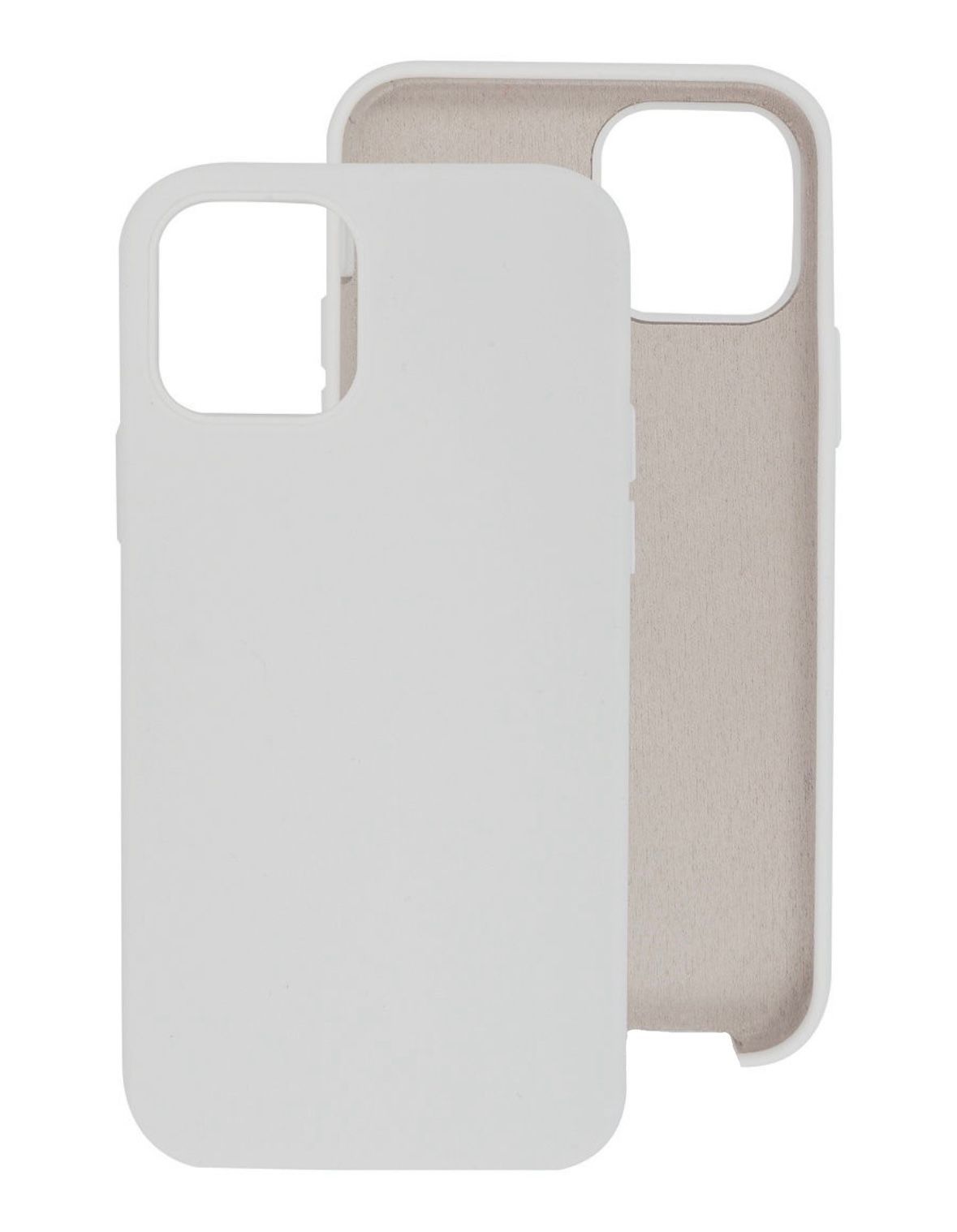 Накладка для iPhone 12/12 Pro Silicone Case (Серый)