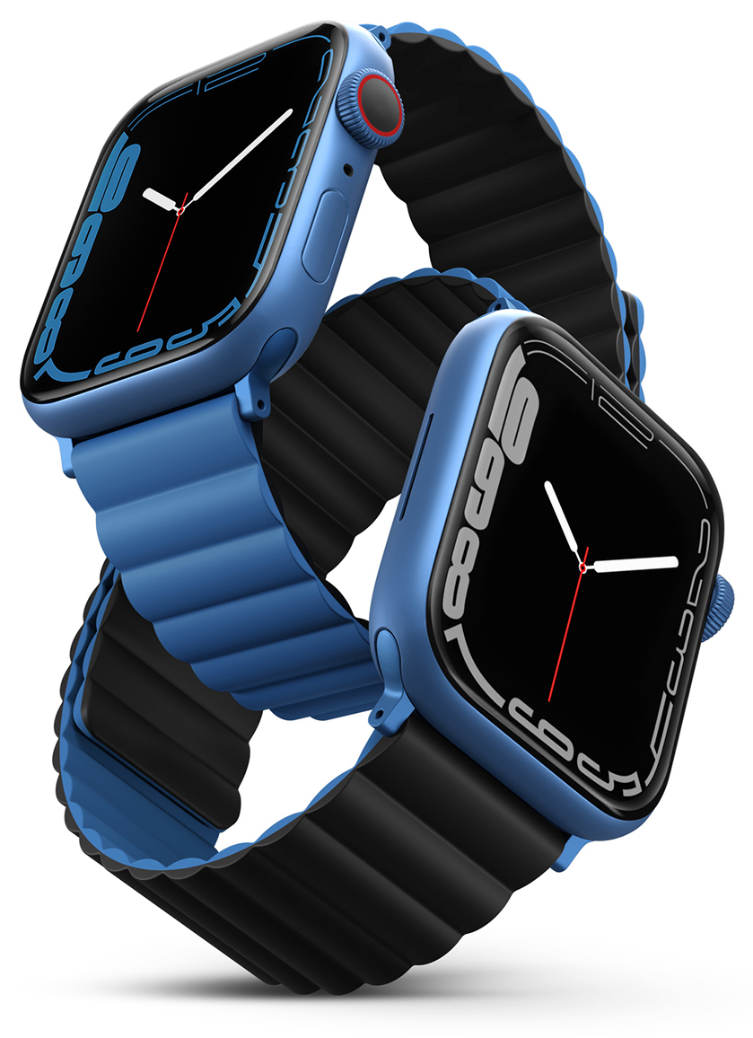 Ремешок для Apple Watch 38/40/41 Silicone Band перфорация с магнитной застёжкой (Lavand)