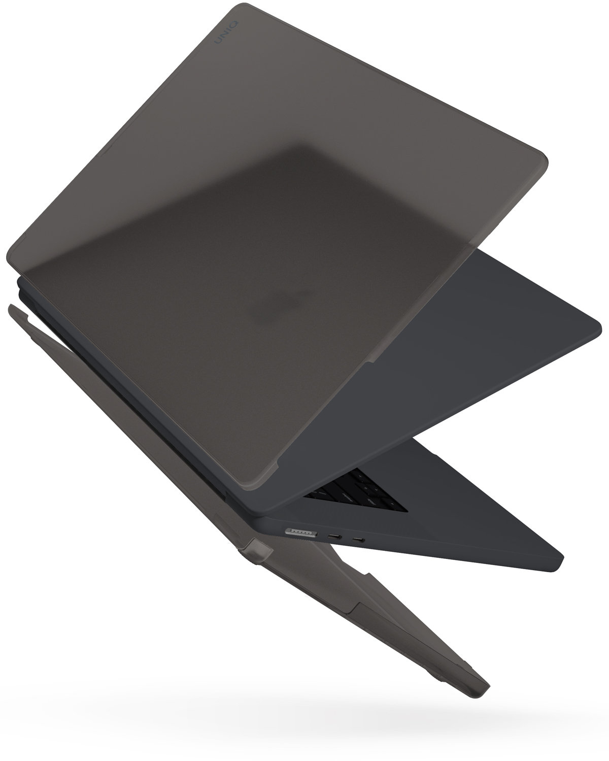 Накладка для iPhone 15 LUXO Carbon (Черный/Серый)