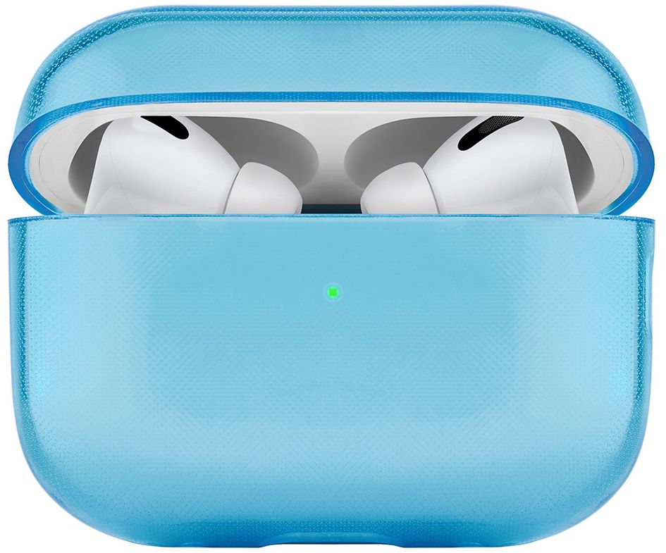 Накладка для AirPods Pro 2 SWAROVSKI (Голубой)