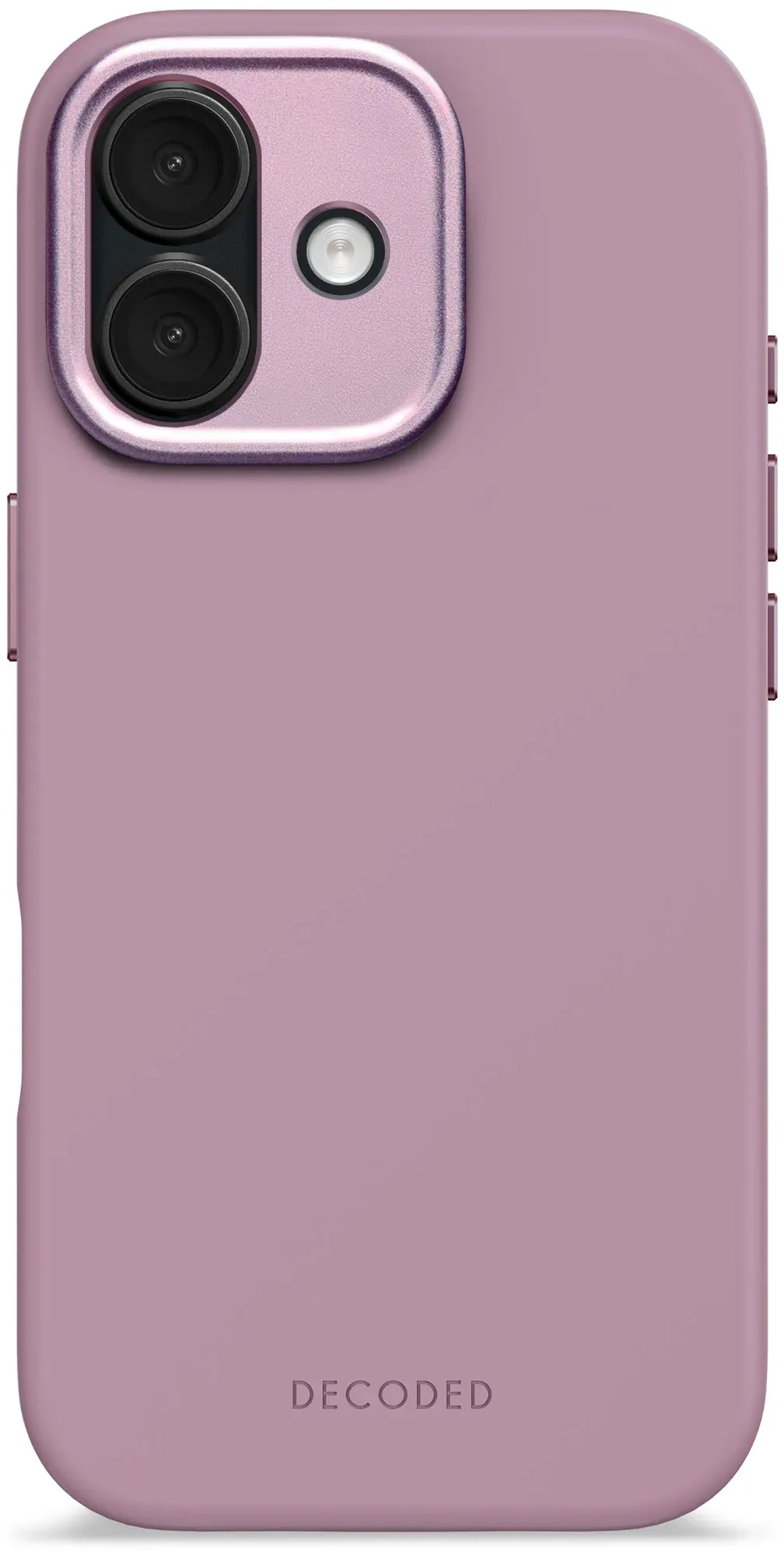 Накладка для iPhone 17 Silicone Case PREMIUM BUTTON MagSafe (Purple Fog)